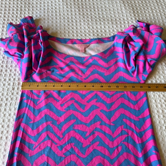 Lilly Pulitzer Vibrant Pink and Blue Dress - Picture 10 of 11